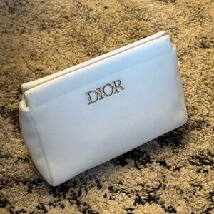 Dior White Cosmetic Pouch